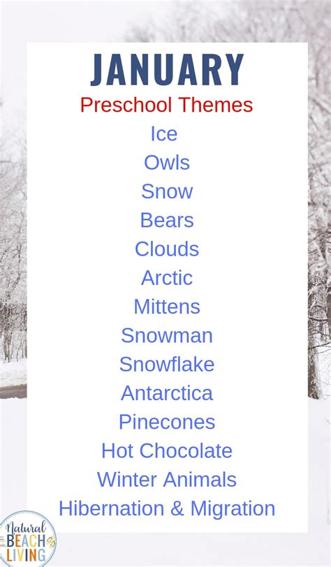 Discovery Days Preschool January Calendar And Lesson Plans Discovery
