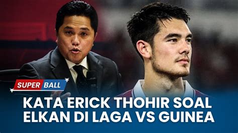 Elkan Baggott Tak Respon Panggilan Pssi Erick Thohir Buka Suara Saya