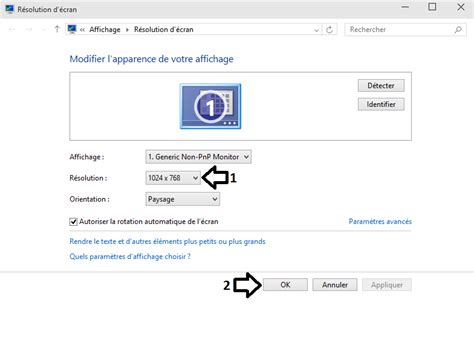 Modifier La R Solution D Cran Sur Windows Forum D Entraide