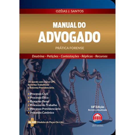 Manual Do Advogado Doutrina E Pr Tica Shopee Brasil