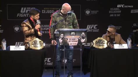 Ufc Brooklyn Pre Fight Press Conference Highlights Youtube