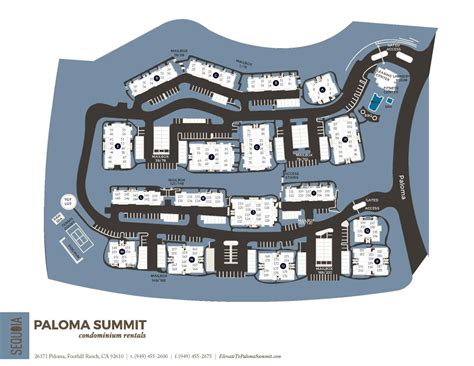 Community Map Paloma Summit Condominium Rentals