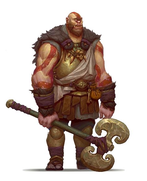 Male Cyclops Fighter - Pathfinder PFRPG DND D&D 3.5 5E 5th ed d20 ...