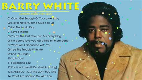 Barry white Greatest Hits (full album) - The Best Of Barry White- барри ...