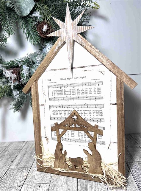 Dollar Tree Nativity Make Over Word Home Word Home