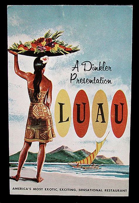 Arkiva Tropika Tags Postcard Vintage Tiki Tiki Hawaii Luau