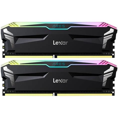 Lexar ARES 32GB 2x16 DDR4 3600MHz Siyah CL18 RGB PC Ram LD4BU016G