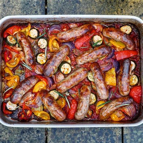 Harissa Sausage Traybake Artofit