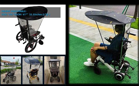 Amazon Gfertre In Electric Wheelchair Folding Canopy With