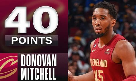 Donovan Mitchell GOES OFF For 40 Points In Cavaliers W April 2 2023