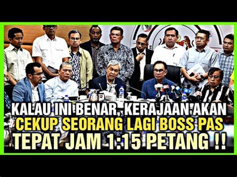 PETANG INIKALAU INI BENAR ANWAR AKAN UMUM KEJUTAN BESAR INI 1 JAM