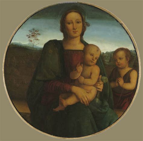 Œuvre La Vierge et l Enfant avec saint Jean Musées royaux des