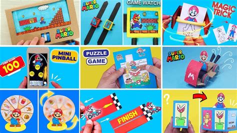 Super Mario Games Paper Paper Turbo Fun Crafts Puzzle The Creator