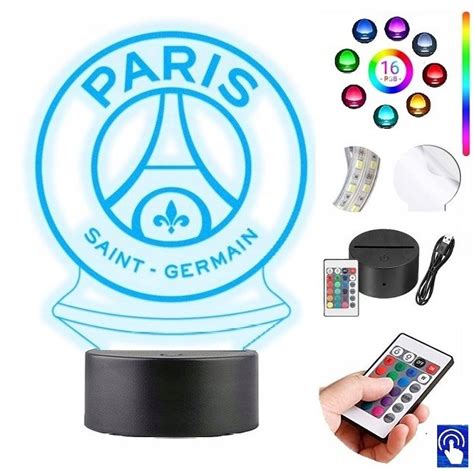 Lampka Nocna Paris Saint Germain Psg Led Plexido Plexido Sklep