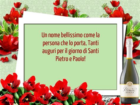 Cartoline Di Santi Pietro E Paolo Tanti Auguri Per Il Giorno Di Santi