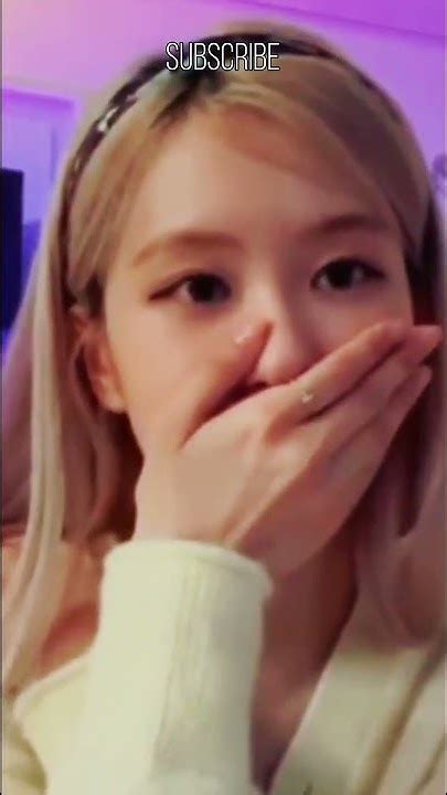 Rosé Is Being Haunted By Ghost Blackpink Blackpink Rose Solo Cute Rose Hot Rose