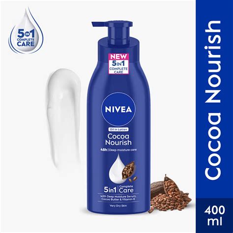 Nivea Cocoa Nourish Body Lotion Cocoa Butter And Vit E For 48h Deep Moisturization Ebay