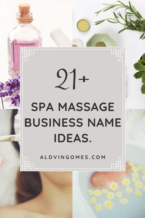 Massage Therapy Business Names Ideas