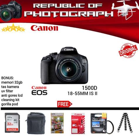Jual Canon Eos 1500d Kit 18 55mm Is Ii Canon 1500d Kit 18 55mm Is Ii