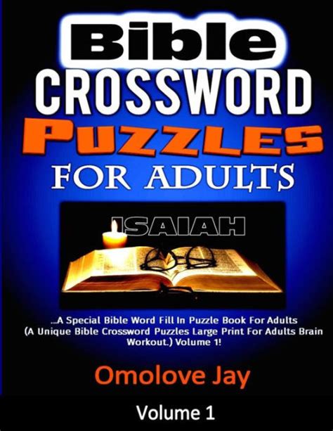 Bible Crossword Puzzles For Adults A Special Bible Word Fill In Puzzle