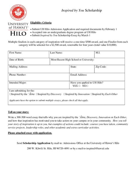 Fillable Online Hilo Hawaii Hilo Hawaii EduadmissionsinspiredInspired