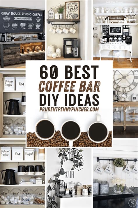 60 Best Diy Home Coffee Bar Ideas Prudent Penny Pincher