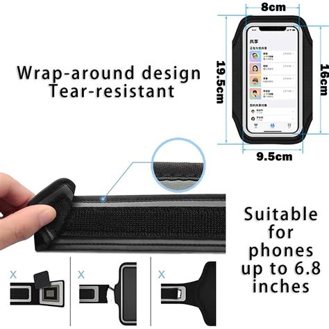 Borseta sport pentru telefon, Hggzeg, Borseta multifunctionala, Pentru