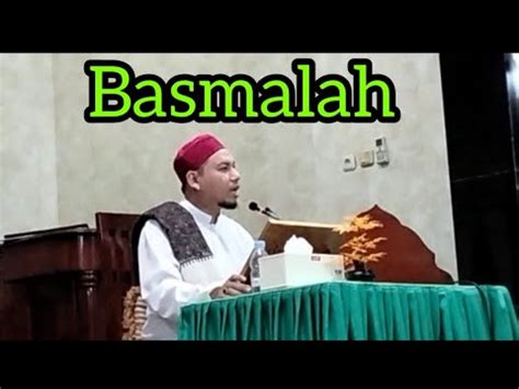 Bacaan Basmalah Di Setiap Awal Kitab Habib Abdurahman Bin Kamil