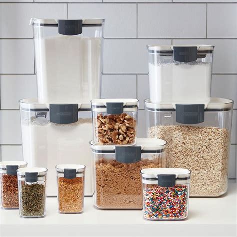 Prokeeper Baker S Storage Set Of 10 Sugar Storage Flour Container Container Store