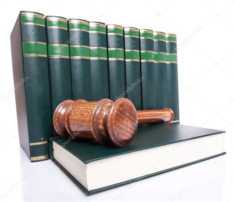 Stack of law books and a judge gavel — Stock Photo © feedough #13684213