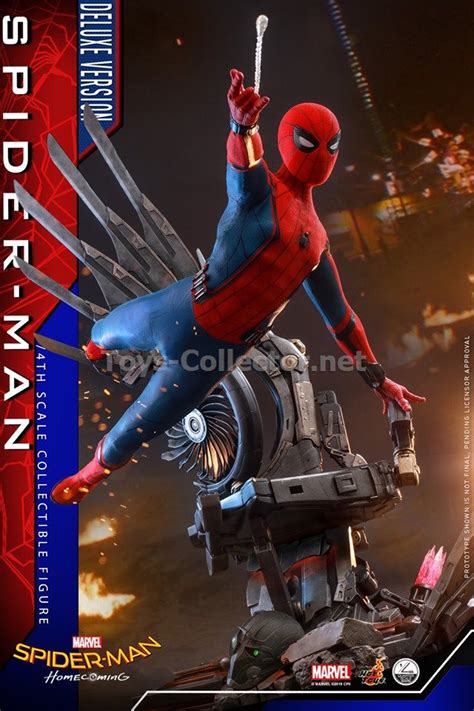 Hot Toys QS Spider Man Homecoming Spider Man Deluxe Version KU