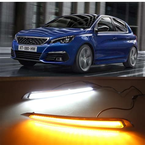 Buy Shinman Drl For Peugeot 308 2016 2017 Led Driving Drl With Daytime Running