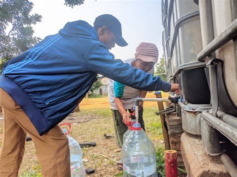 29 500 Liter Air Bersih Kembali Didistribusikan Oleh BPBD Tangsel Ke 3