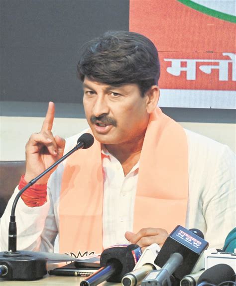 Bjps Manoj Tiwari Seems Confident Of A Hat Trick Win The Sunday