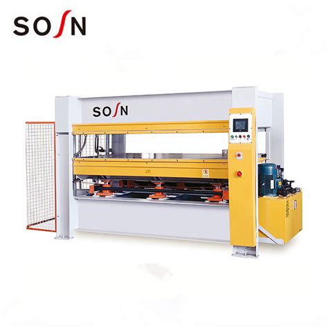 Melamine Veneer Wood Door Mdf Hydraulic Hot Press Machine For Plywood