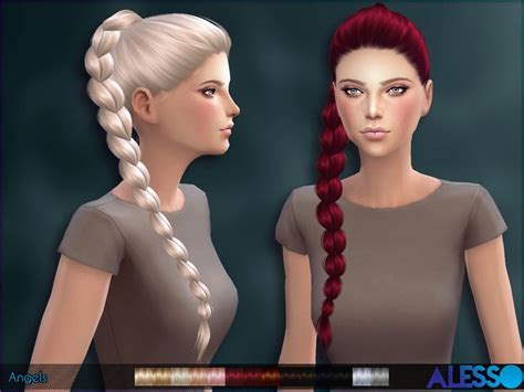 Sims 4 Long Braids Hot Sex Picture