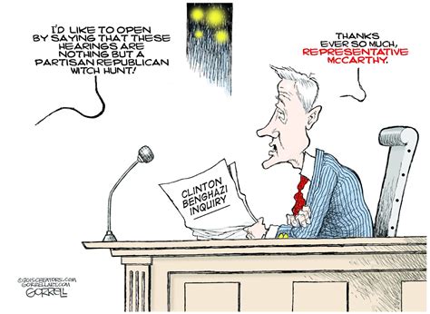 Political Cartoon U S Benghazi Mccarthy Clinton The Week