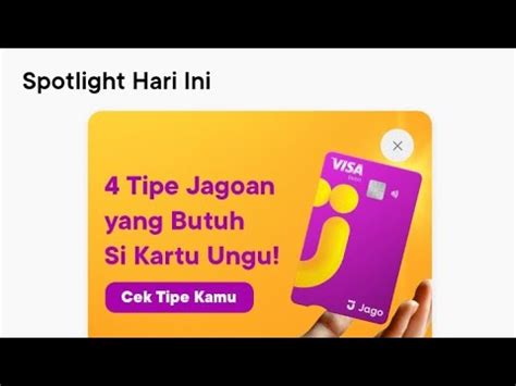 Review Bank Jago Dan Visa Debit Contactless Youtube