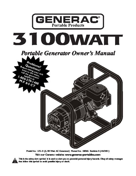 Generac Generator Owner S Manual