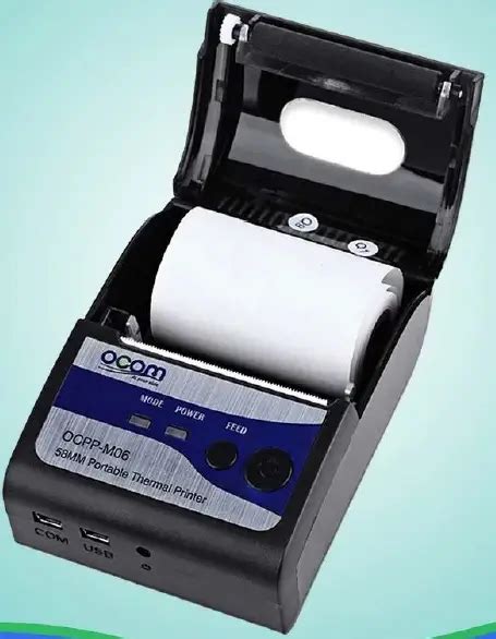 OCOM OCPP M06 BB Mini Portable Bluetooth Thermal Android Printer For