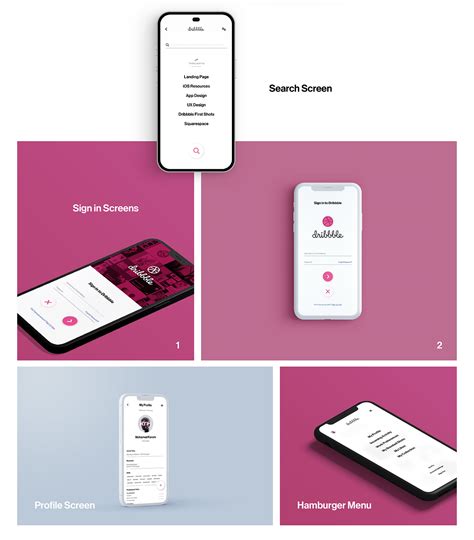 Hello Dribbble Mobile App Concept On Behance