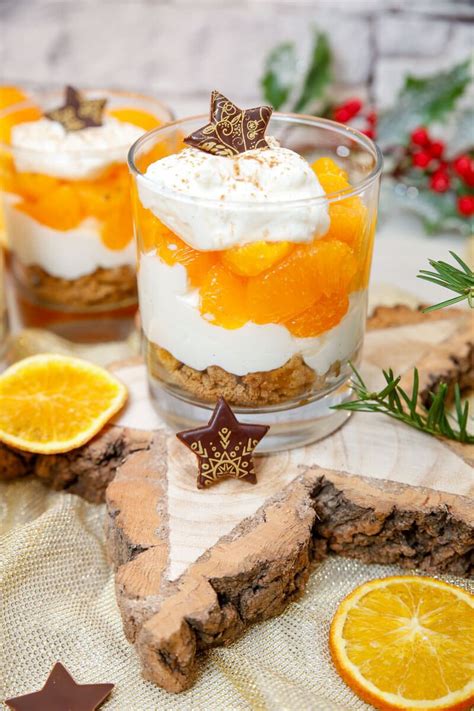 Weihnachtsdessert Mit Spekulatius Mandarinen Und Sahnecreme Artofit