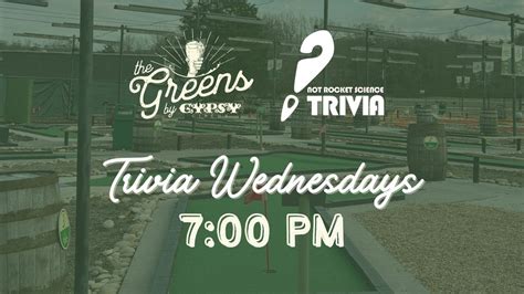 Trivia Night W Not Rocket Science Trivia The Greens Oak Ridge 30