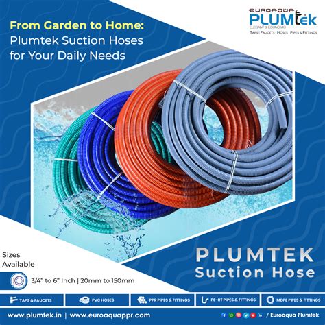 Flexible And Reliable Plumtek Hoses For Your Everyday Use In