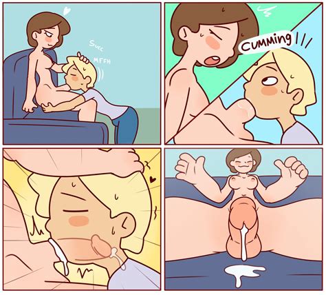 Rule 34 1boy 1futa 4koma Blonde Hair Blowjob Breasts Brown Hair Coach Comic Cum Cum In Mouth