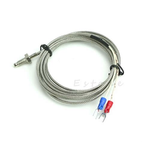 Jual Screw Probe Temperature Sensor Thermocouple K Type 0 400 Deg 2m