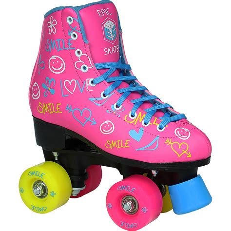 Epic Youth Blush Quad Roller Skates Academy