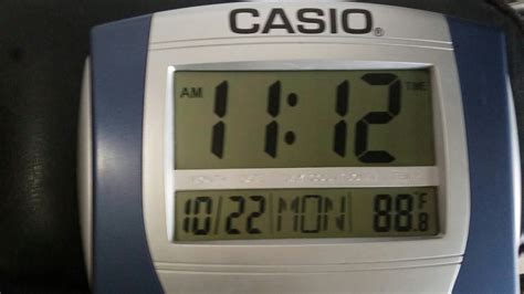 Time Setting Casio Digital Clock Youtube