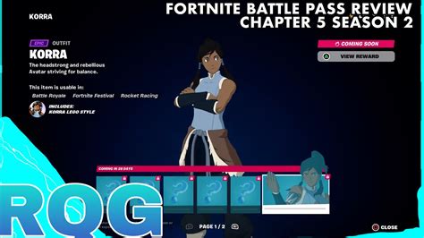 Korra Is The Secret Skin Fortnite Chapter 5 Season 2 Battle Pass Review