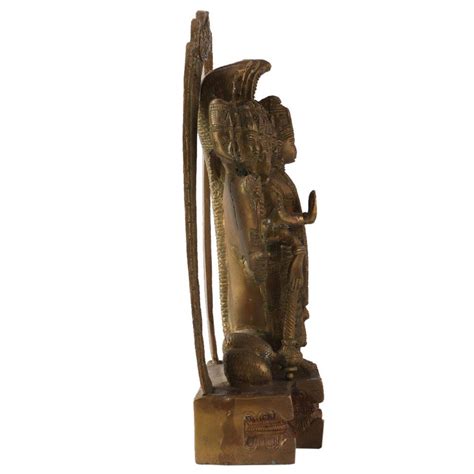 Brass Lord Vishnu Roop Statue With Heads